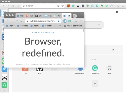 C chat browser